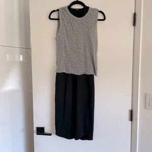 Monrow double layer sporty tank dress